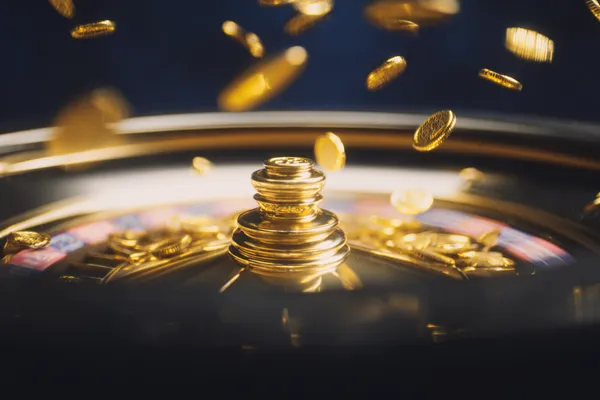 A confident dealer surrounded by casino chips inviting players to access their TKPKK account, reflecting quick and easy login options.